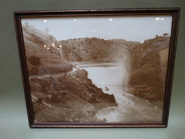 Old Don Pedro Dam 1920s Photograph