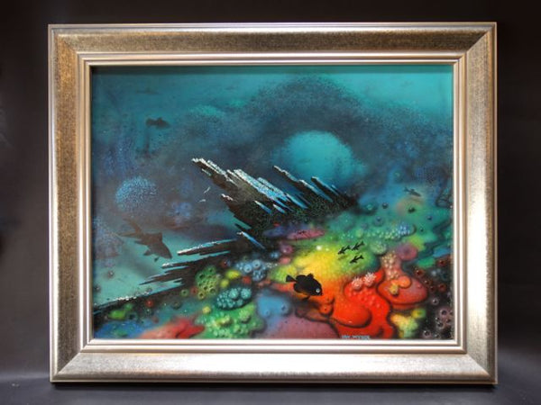 Irv Wyner Under the Sea Oil On Board