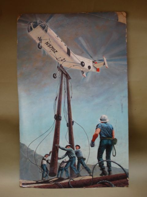 David P. Smith: Telephone Linemen and Helicopter