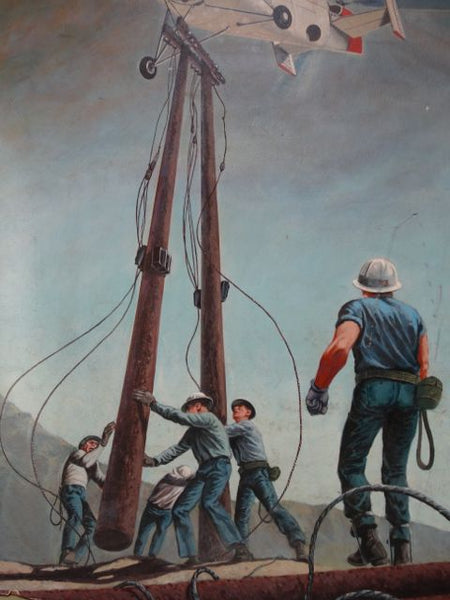 David P. Smith: Telephone Linemen and Helicopter