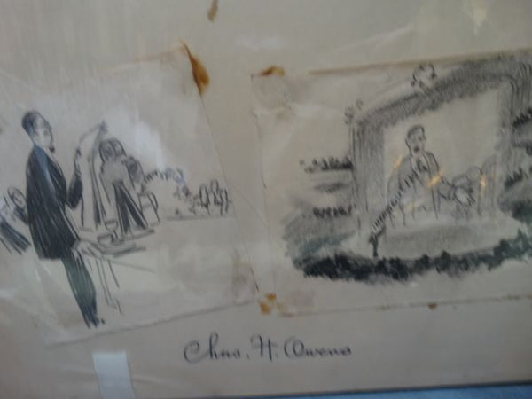 Charles Owens Buick Dealer Conventioneers Sketches