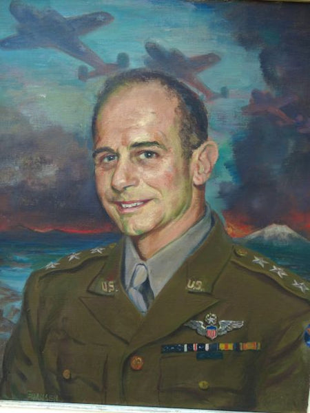 Ejnar Hansen Portrait of General James H. Doolittle (1940s) Oil on Canvas
