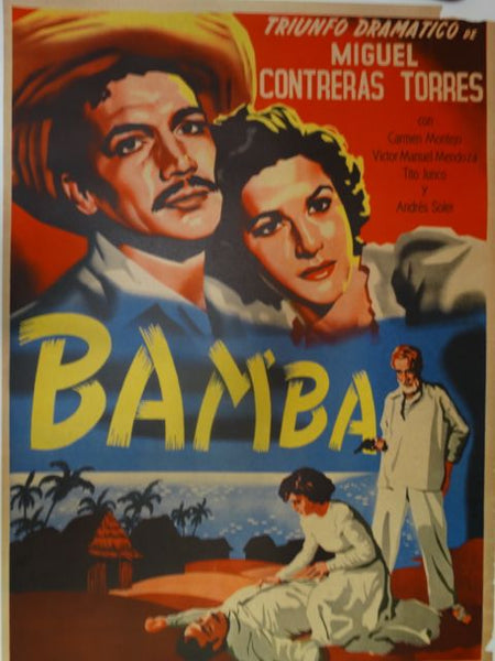 BAMBA Vintage Mexican Cinema Poster