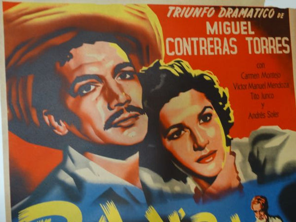 BAMBA Vintage Mexican Cinema Poster