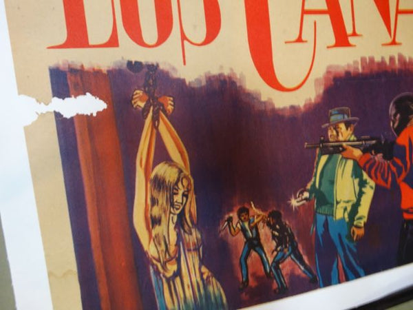 LOS CANALLAS -- Infernal Angels Vintage Mexican Movie Poster