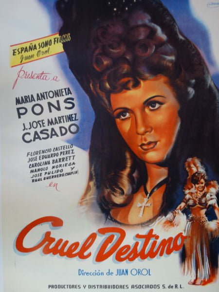 Cruel Destino -- Mexican Cinema Poster AP614