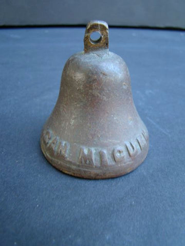 San Miguel Mission Souvenir Bronze Bell
