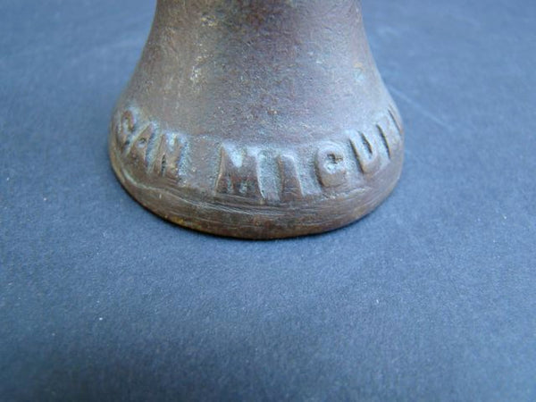 San Miguel Mission Souvenir Bronze Bell